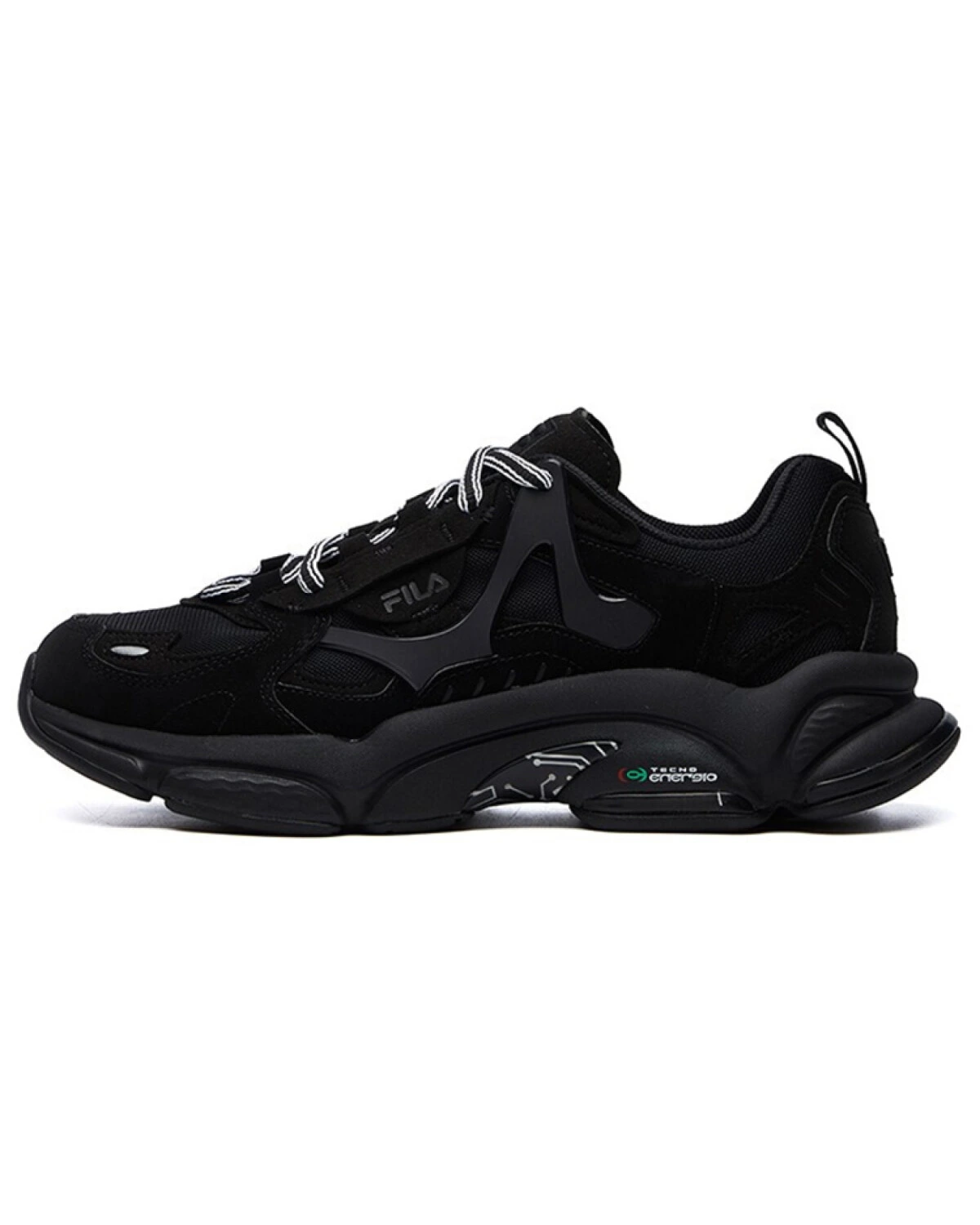 FILA RJV мужские повседневные кроссовки черные комфортные картинка