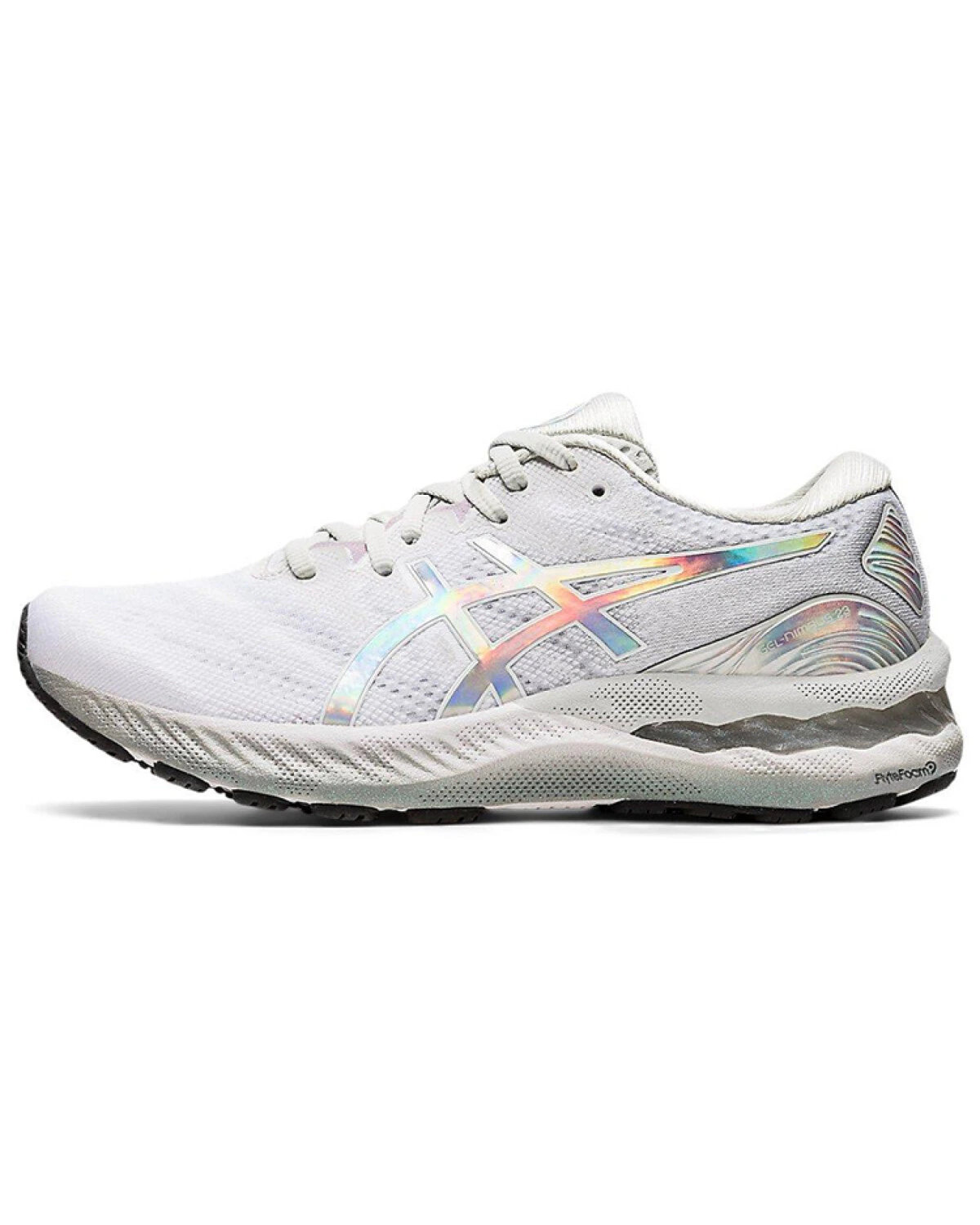 Asics GEL-Nimbus 23 Platinum женские кроссовки для бега серые картинка