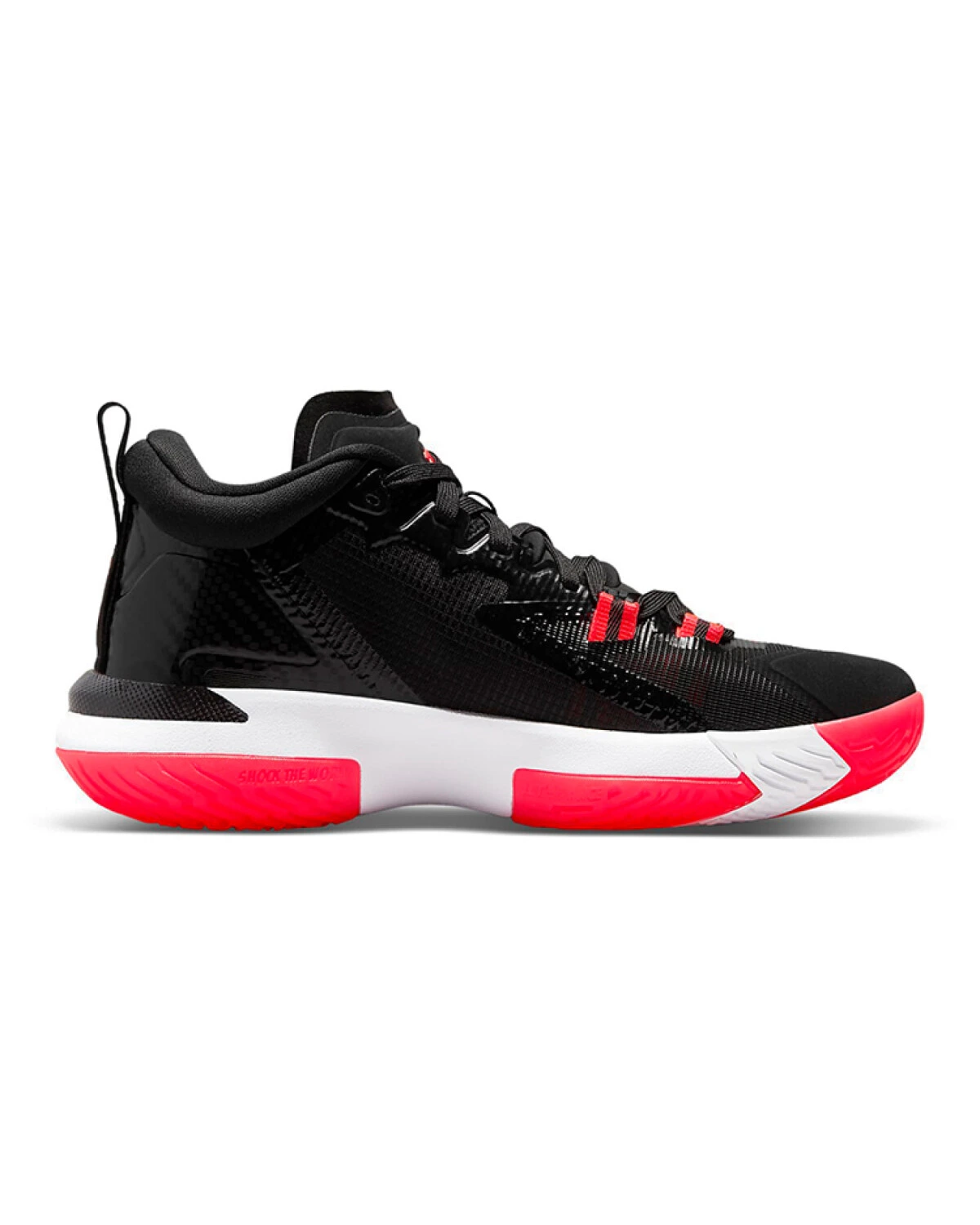 Jordan Zion 1 "Infrared" спортивные кроссовки черно-красные картинка