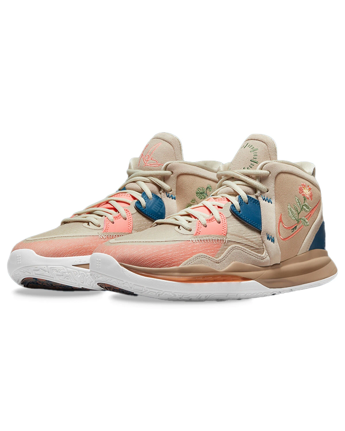 Nike Kyrie Infinity мужские и женские баскетбольные кроссовки из текстиля бежевого цвета картинка