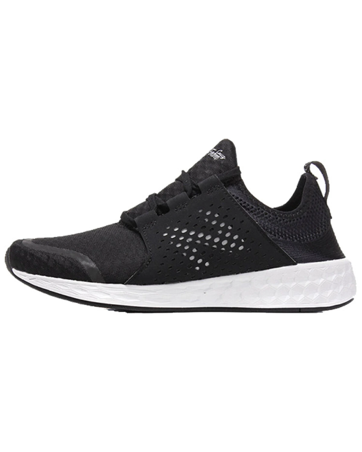 New Balance NB Cruz мужские кроссовки черные из ткани и искусственной кожи для повседневной носки картинка