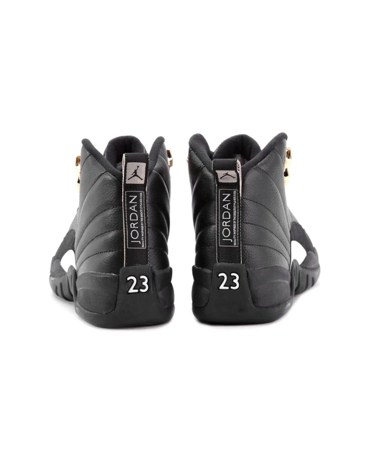 Jordan Air Jordan 12 Retro детские баскетбольные кроссовки высокие черные картинка