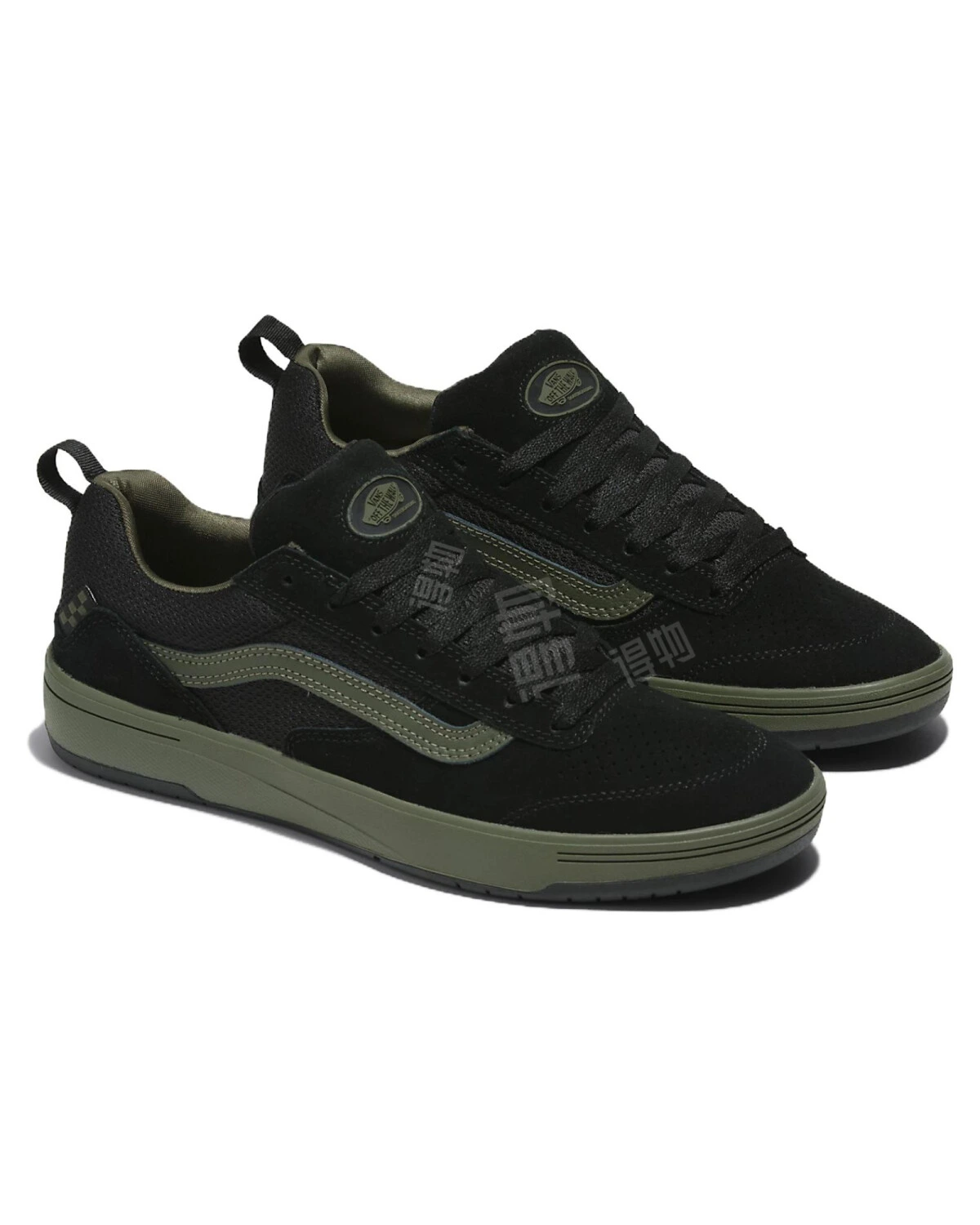 Vans Zahba мужские и женские кеды черно-зеленые картинка