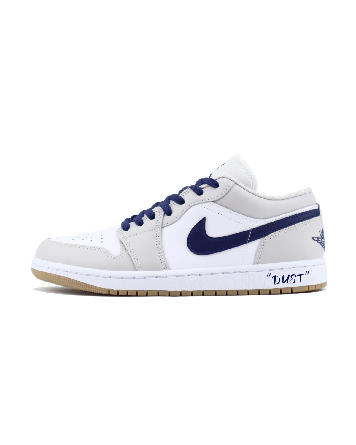Jordan Air Jordan 1 унисекс кроссовки бело-серые ретро баскетбольные картинка