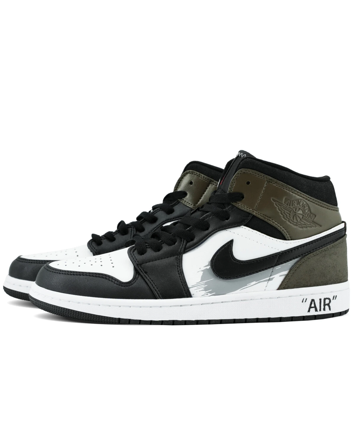 Jordan Air Jordan 1 мужские кроссовки высокие мокка с амортизацией картинка