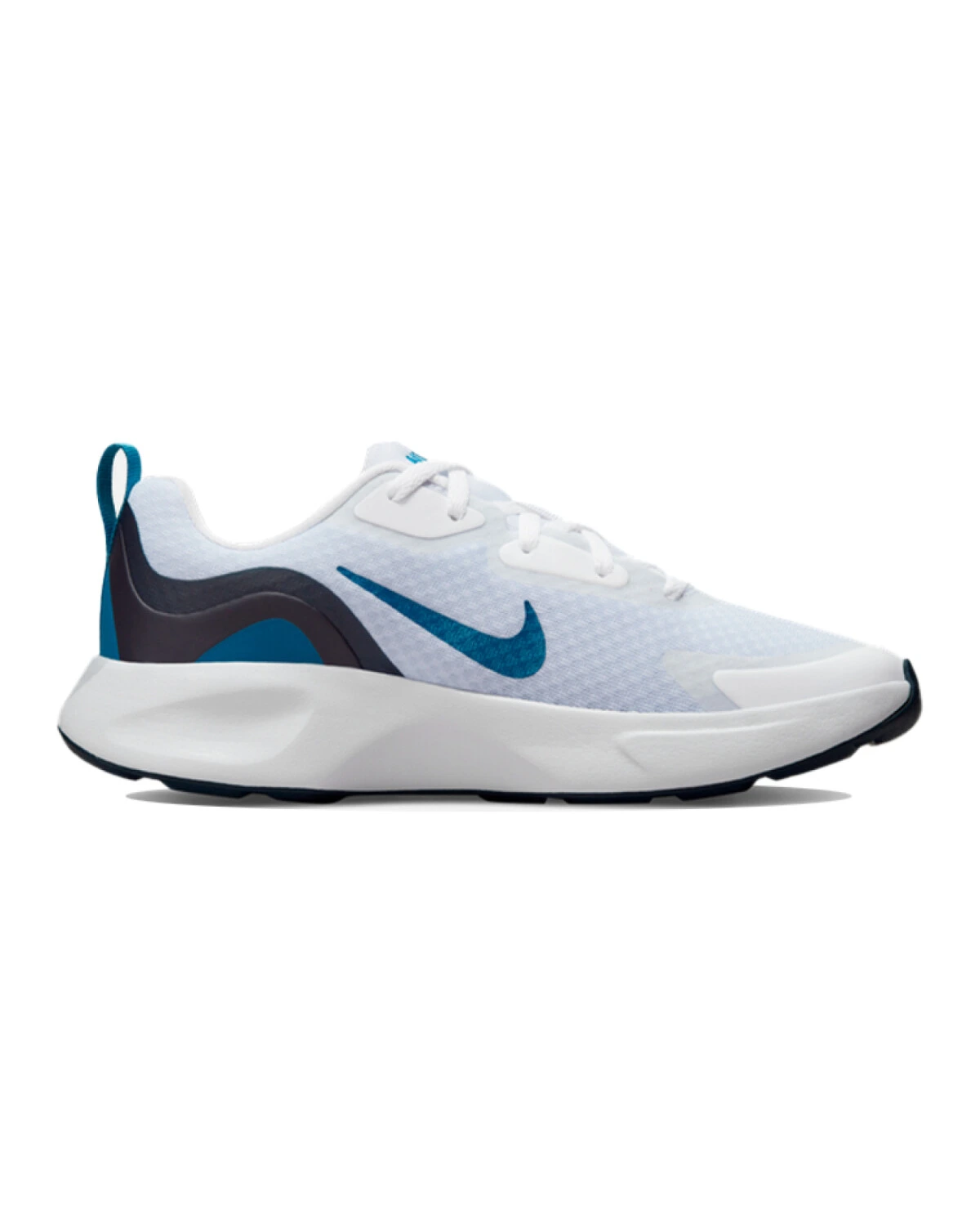Nike Wearallday детские кроссовки для бега сине-голубые картинка