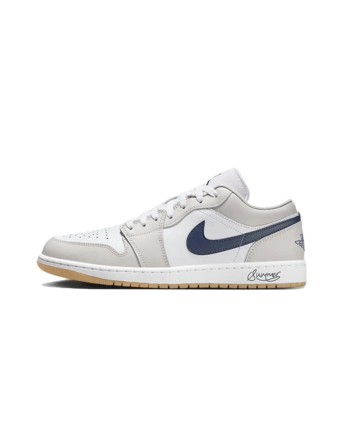 Jordan Air Jordan 1 унисекс кроссовки белые противоскользящие картинка