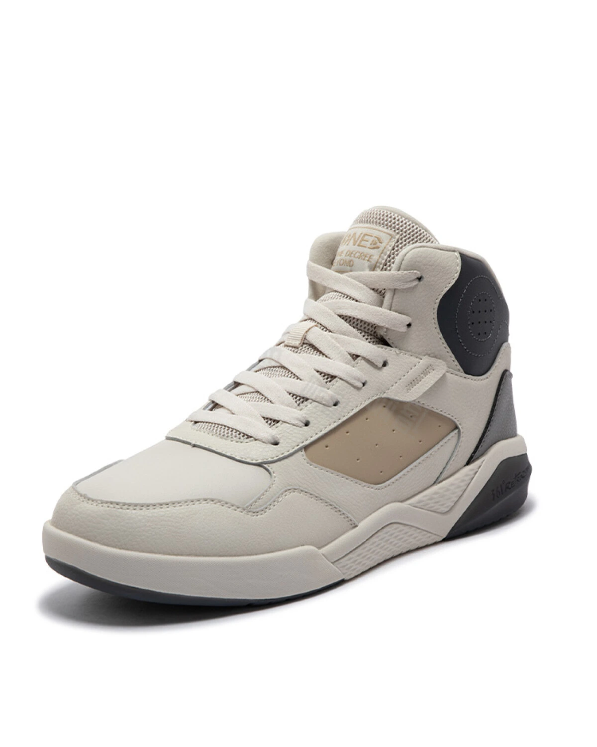 361° мужские зимние кроссовки высокие утепленные бежевые картинка