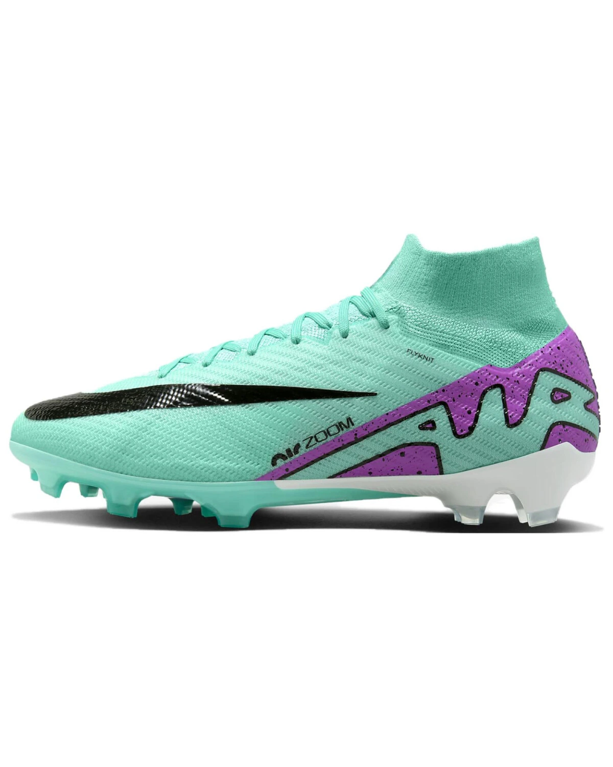 Nike Mercurial Superfly 9 unisex спортивные кроссовки бирюзовые с фуксией картинка