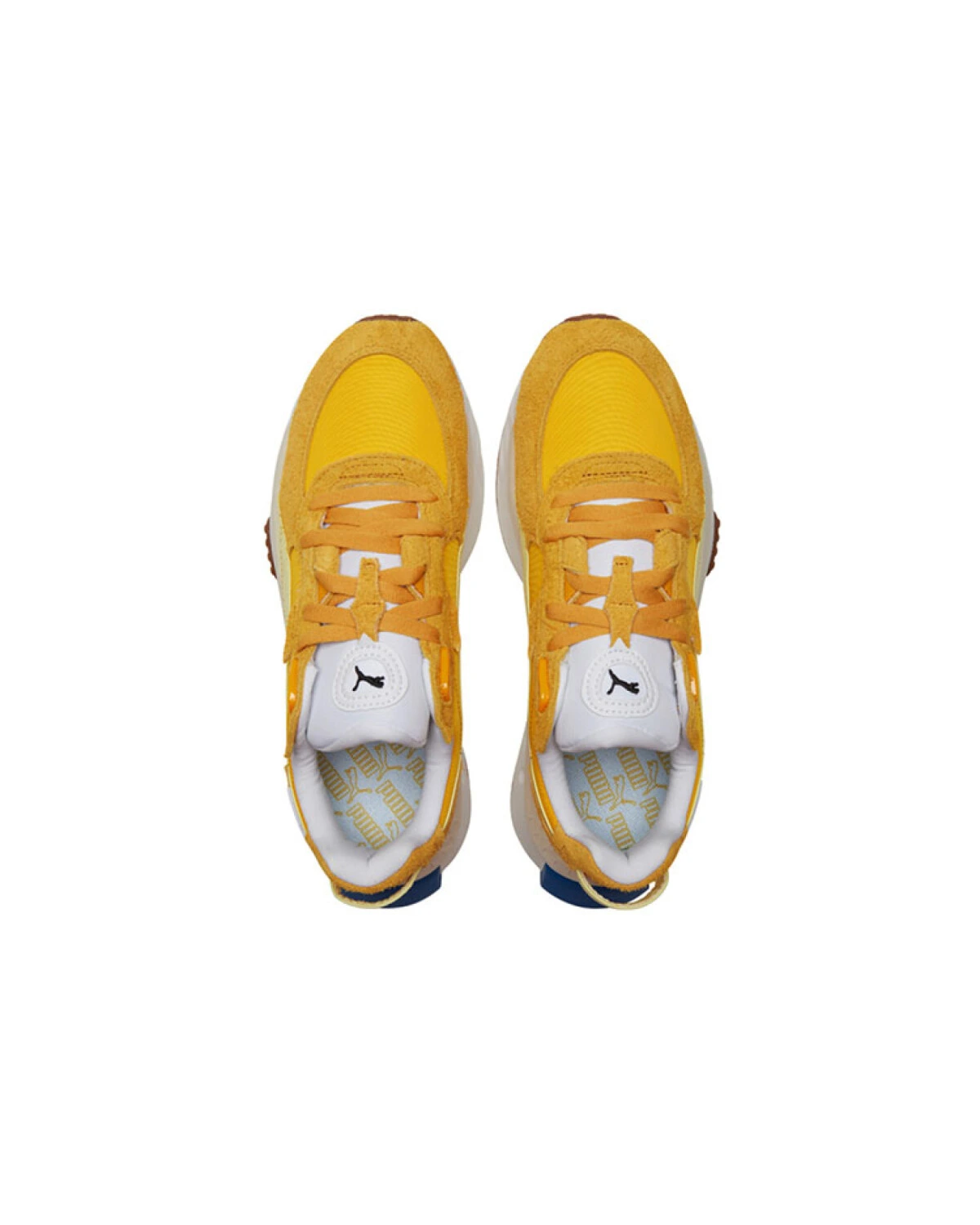PUMA Wild Rider Rollin Vintage мужские и женские кроссовки износостойкие легкие желтые картинка