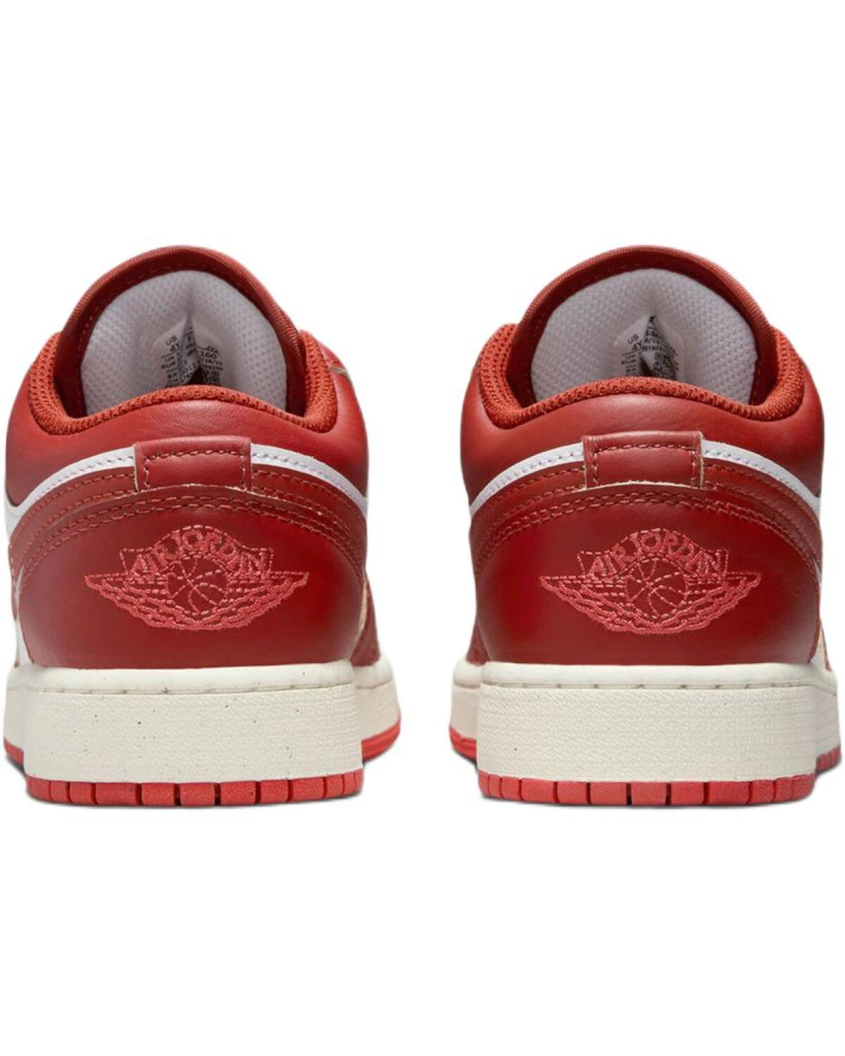 Jordan Air Jordan 1 детские кроссовки бело-красные картинка
