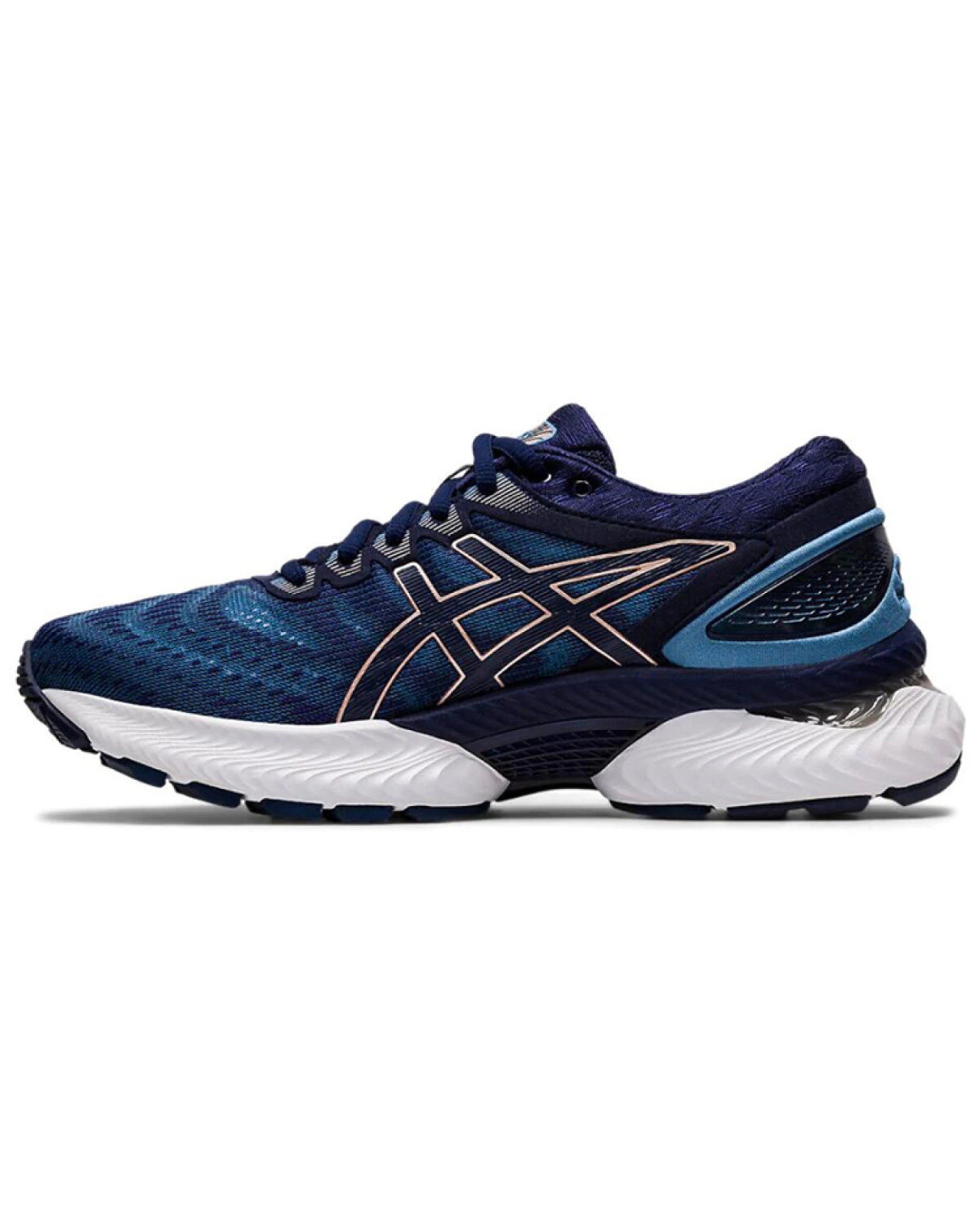 Asics GEL-Nimbus 22 женские спортивные кроссовки дышащие синие картинка