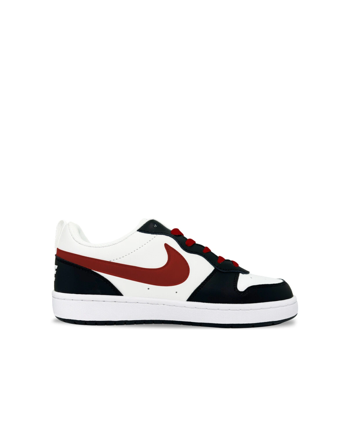 Nike Court Borough детские кроссовки белые из искусственной кожи картинка