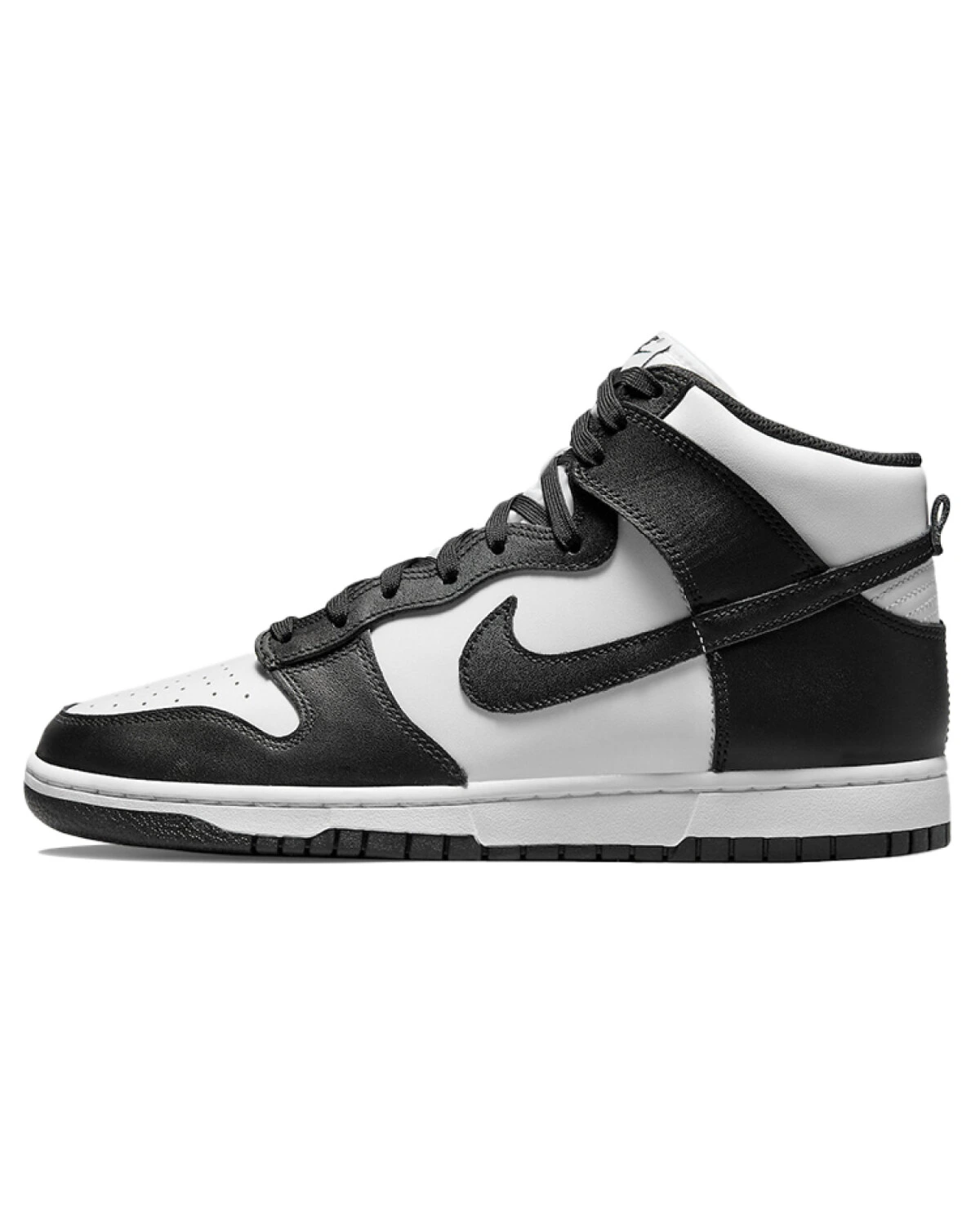 Nike Dunk Retro мужские кроссовки высокие черно-белые картинка