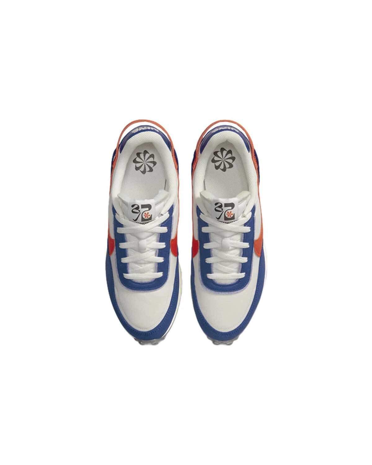 Nike Waffle Debut Swoosh мужские повседневные кроссовки бело-сине-красные картинка