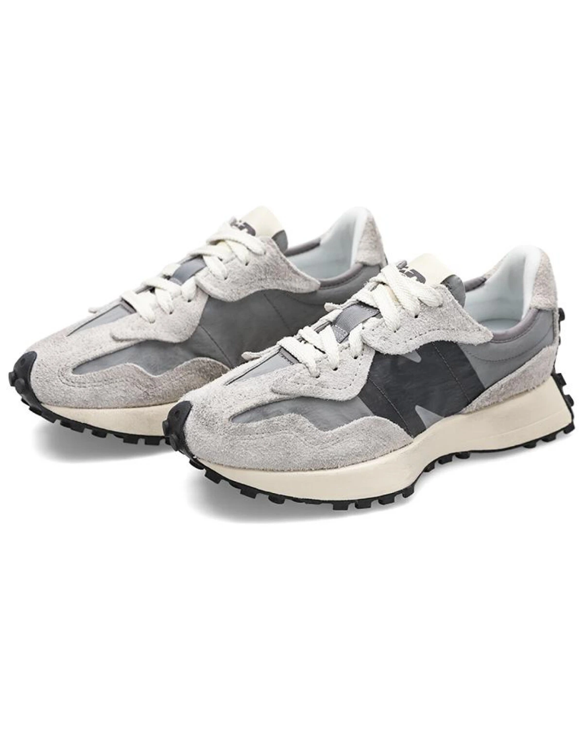 New Balance NB 327 унисекс кроссовки беговые из синтетики серые картинка