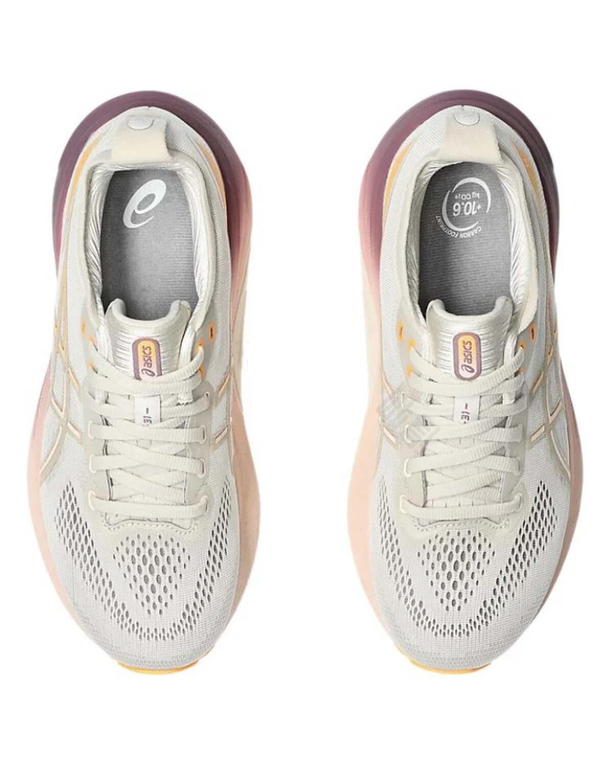 Asics Gel-Kayano 31 кроссовки для бега из ткани серо-розовые картинка