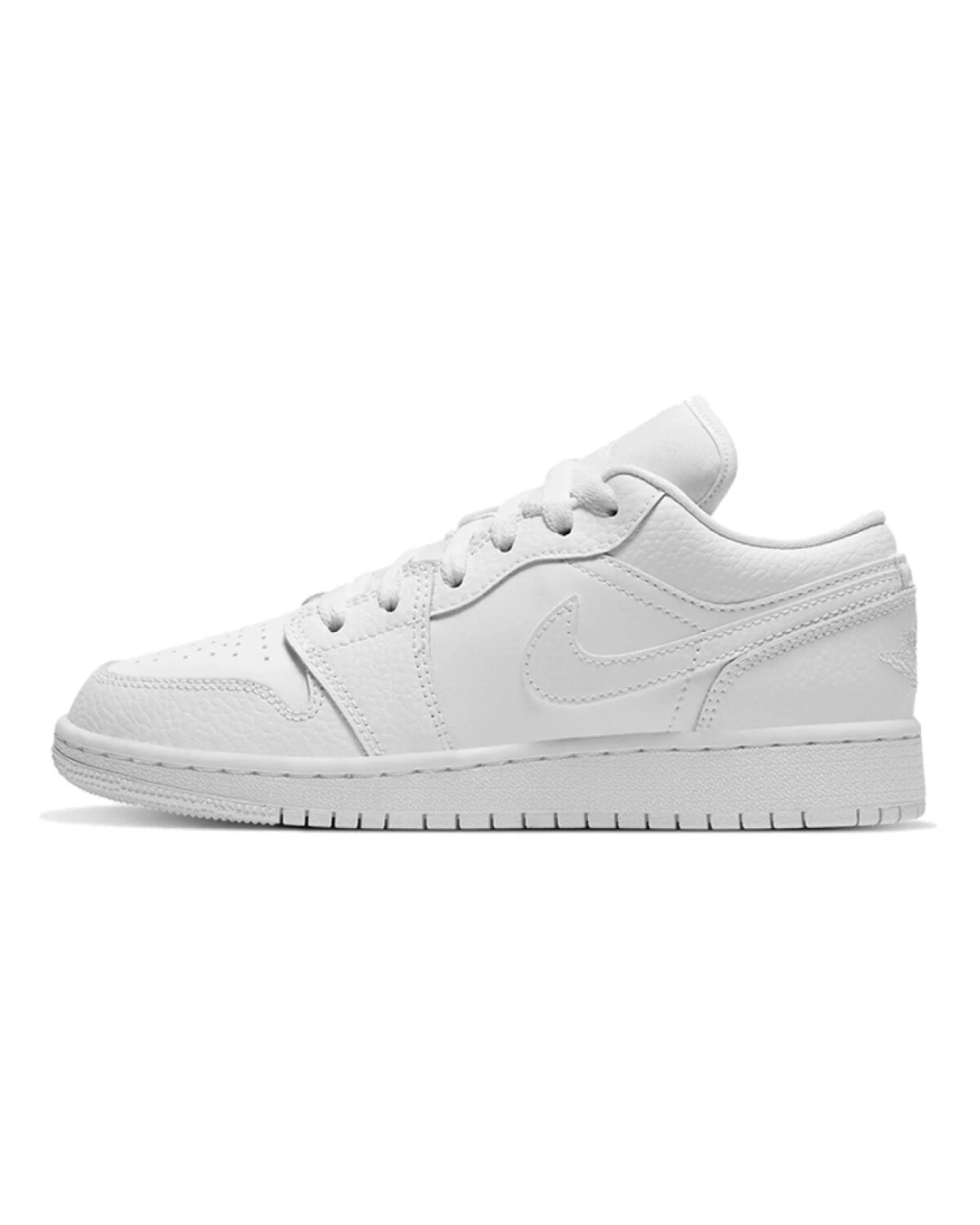 Jordan Air Jordan 1 Low детские кроссовки белые кожаные картинка