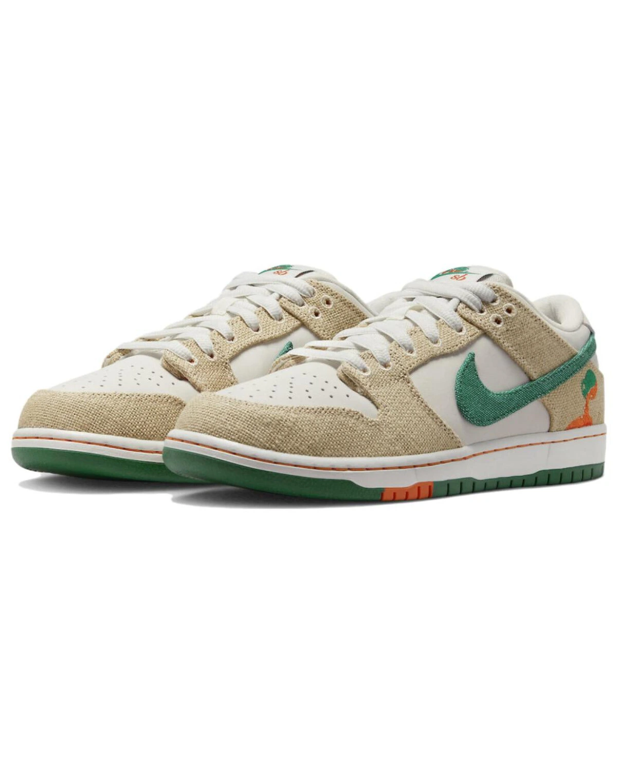 Nike Dunk SB универсальные кроссовки для скейтбординга бело-бежевые картинка