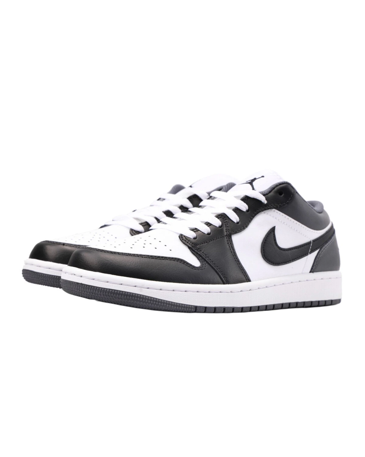 Jordan Air Jordan 1 unisex кроссовки черно-белые кожаные с резиновой подошвой картинка