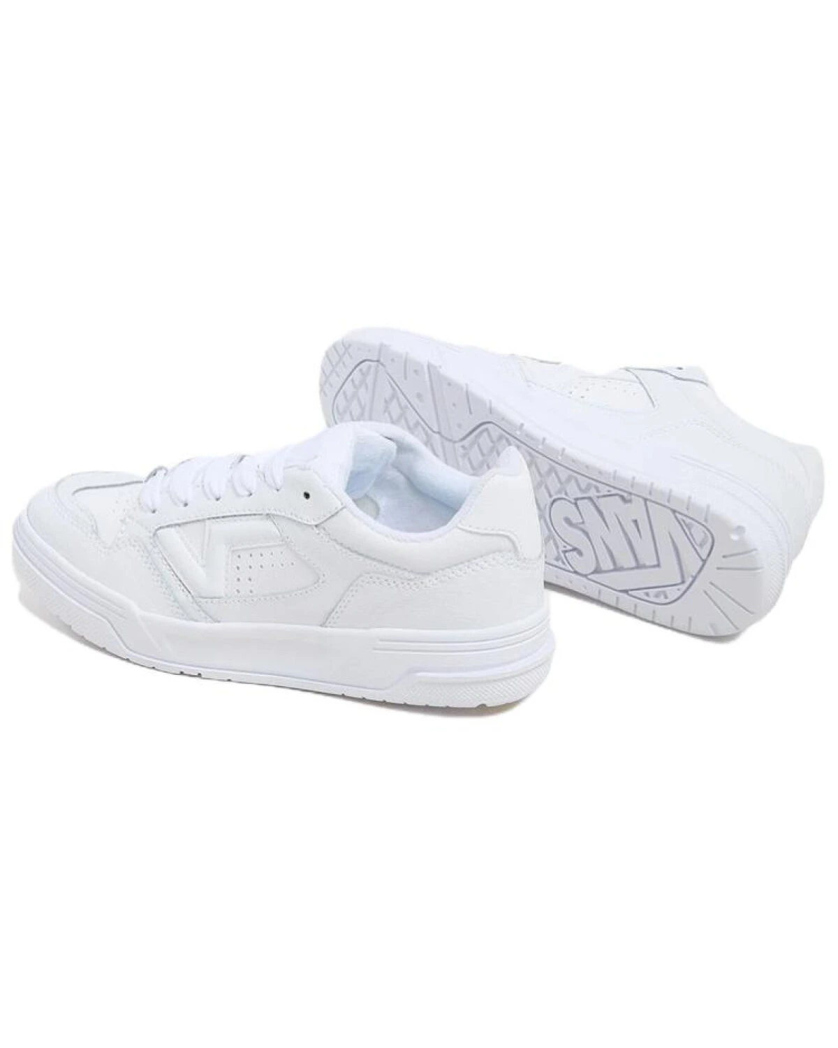 Vans Upland unisex кеды белые кожаные картинка