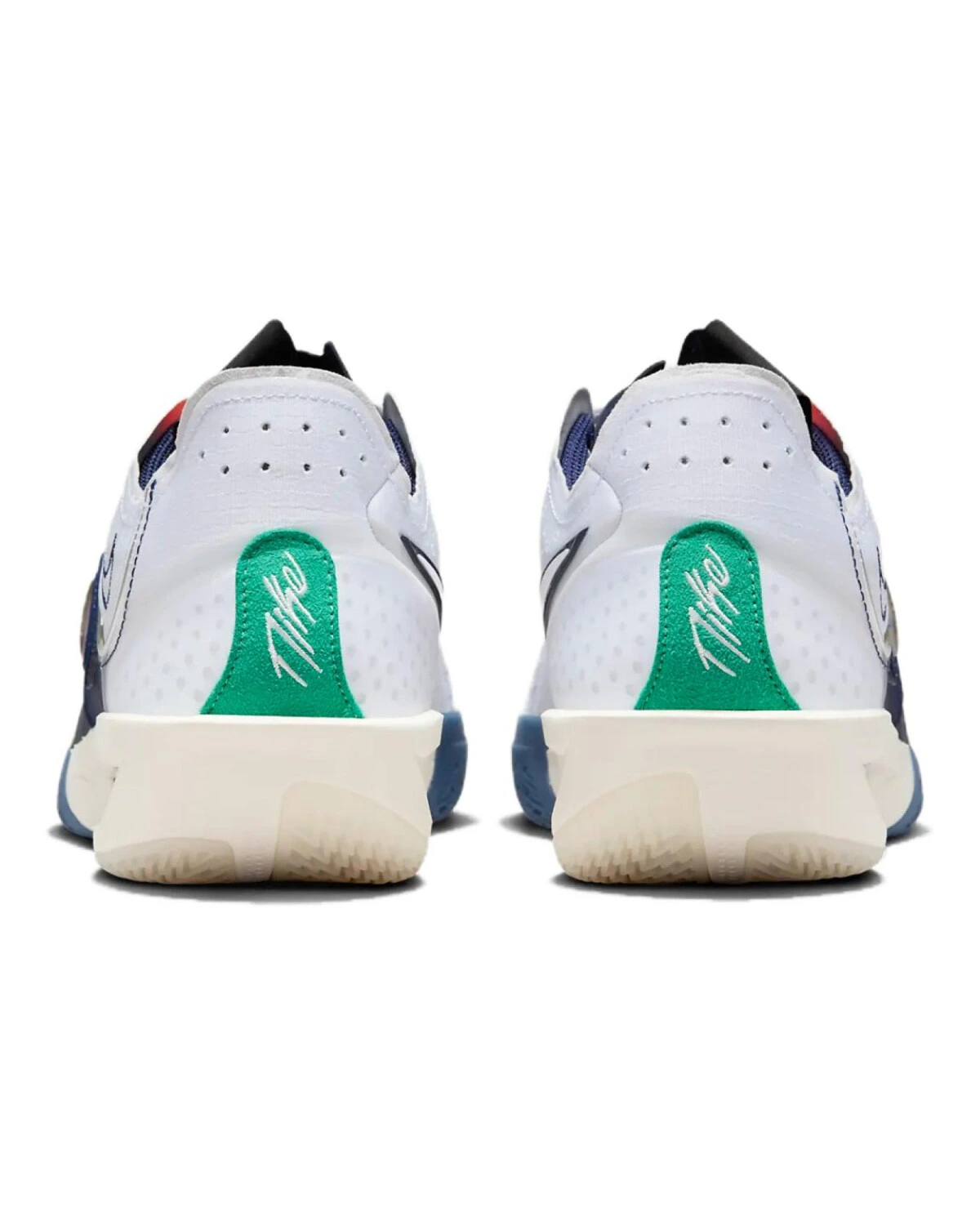 Nike Air ZOOM G.T. Cut 3 унисекс кроссовки спортивные белые с синим картинка