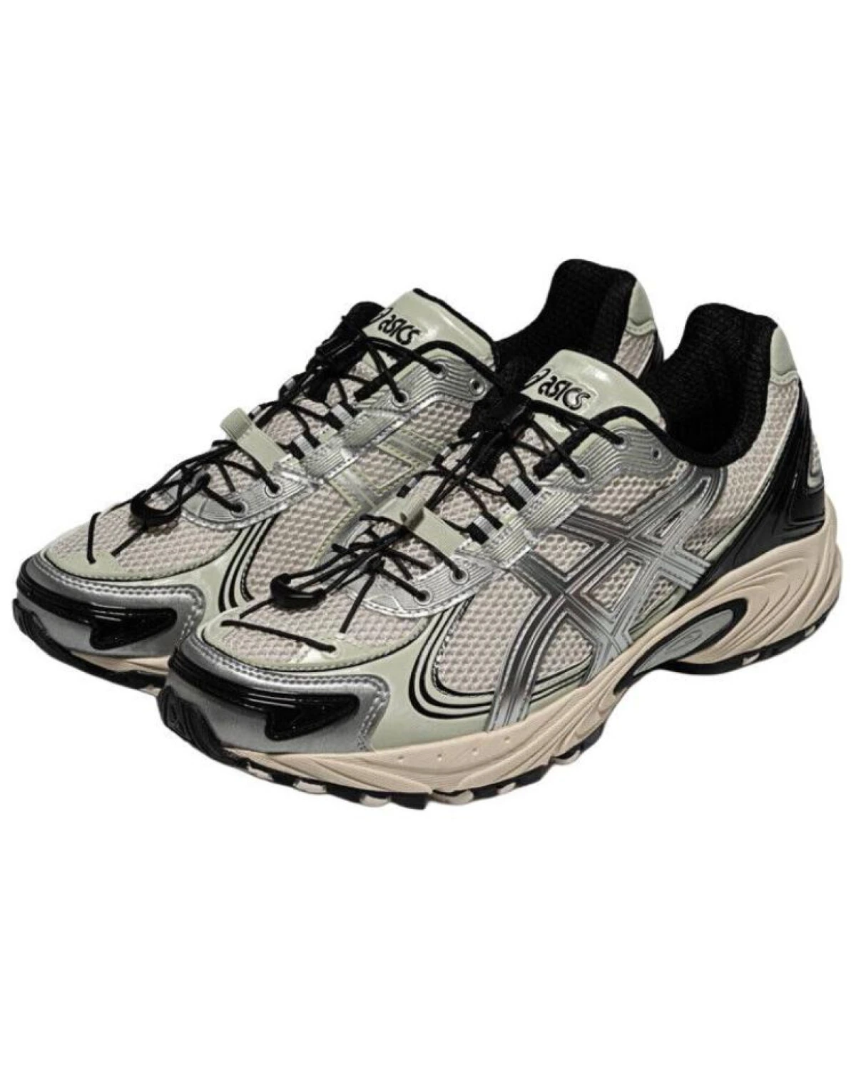 Asics Gel-Kahana TR V4 unisex кроссовки бело-зеленые комфортные картинка