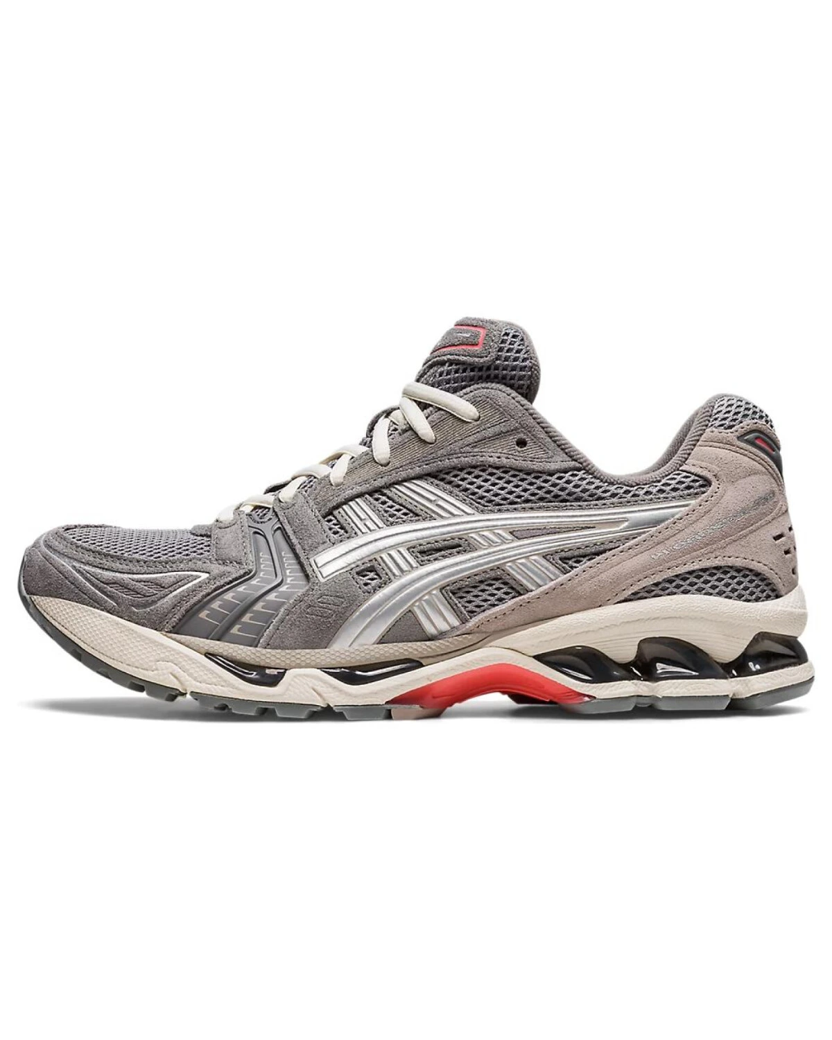 Asics Gel-Kayano 14 мужские спортивные кроссовки серо-коричневые картинка