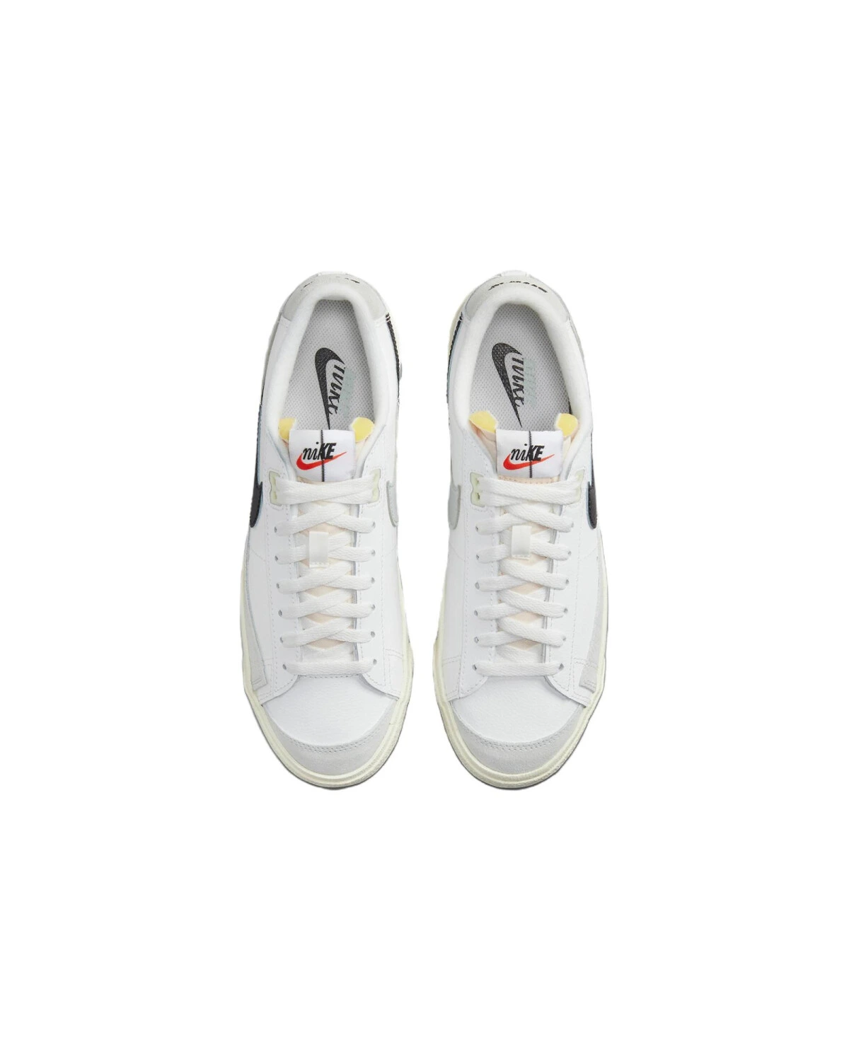 Nike Blazer Skater мужские кроссовки бело-чёрные повседневные картинка