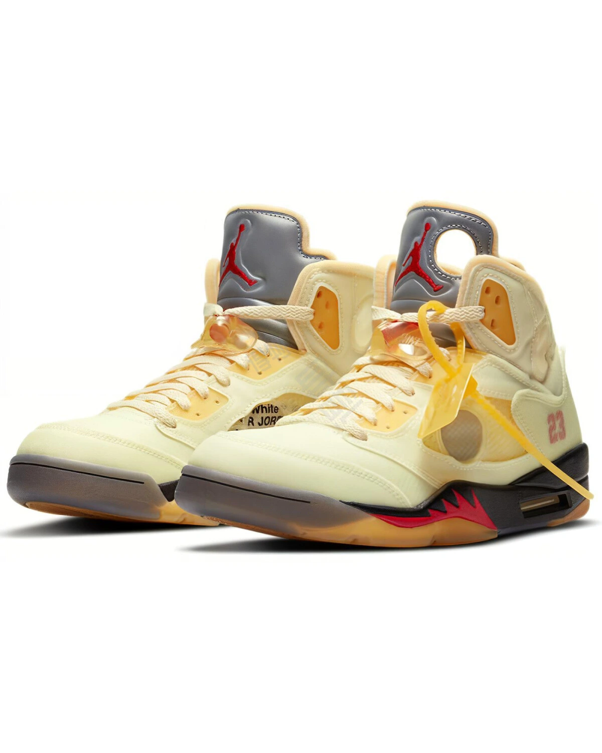 Jordan Air Jordan 5 "Sail" унисекс баскетбольные кроссовки белые высокие картинка