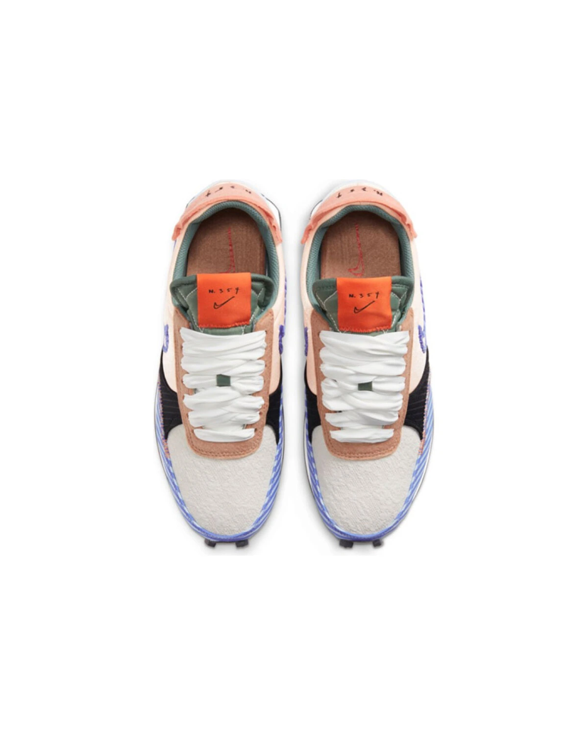 Nike Daybreak Type женские кроссовки синие с розовыми вставками картинка