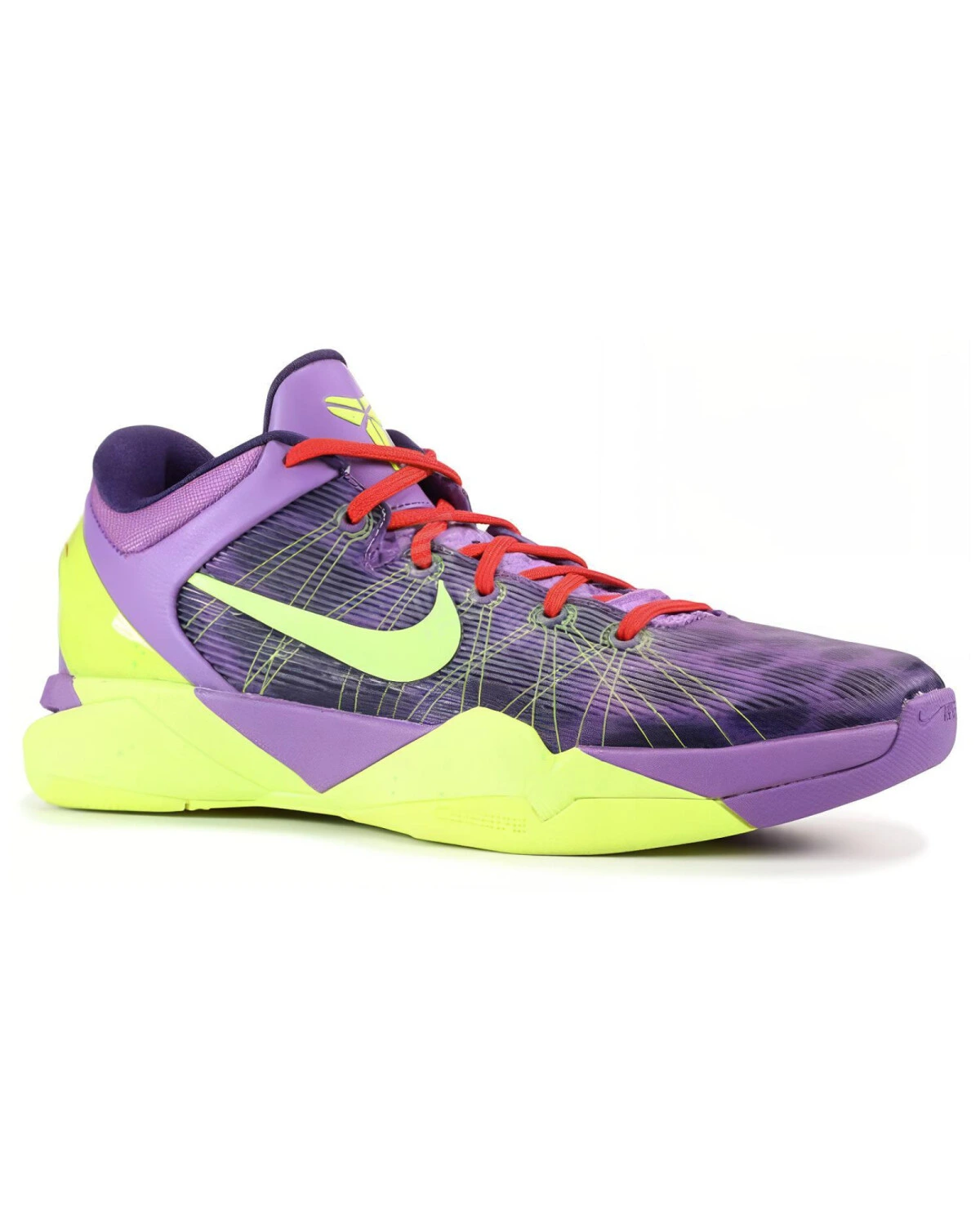 Nike Zoom Kobe 7 Christmas (Leopard) мужские баскетбольные кроссовки фиолетовые с леопардовым принтом картинка