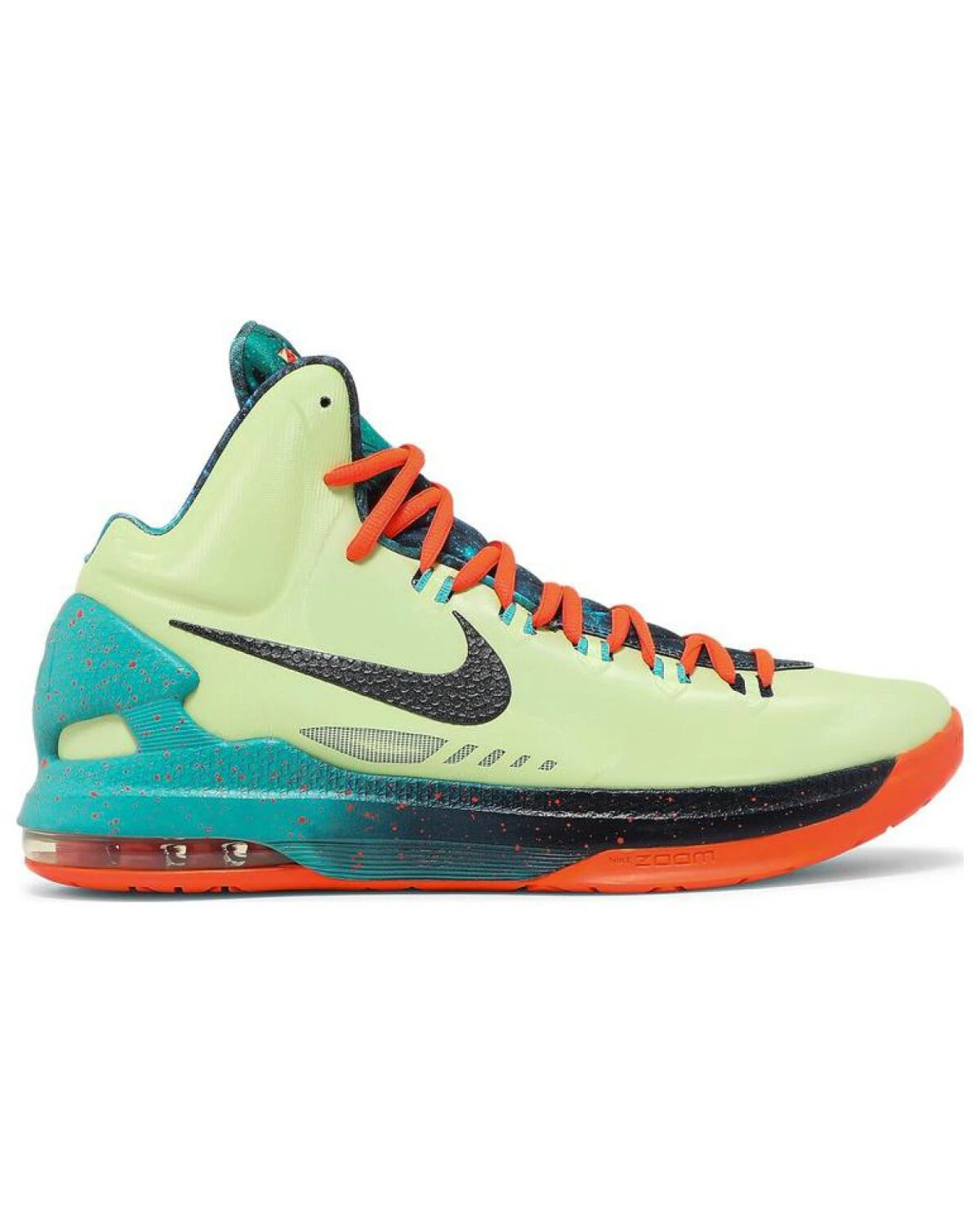 Nike KD 5 All-Star Area 72 мужские кроссовки зелёные анти-скользящие лёгкие картинка