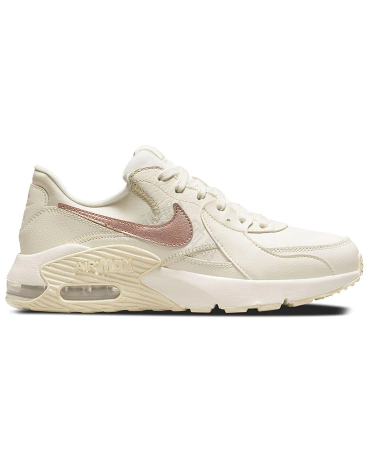 Nike Air Max Excee женские кроссовки кожаные кремовые картинка