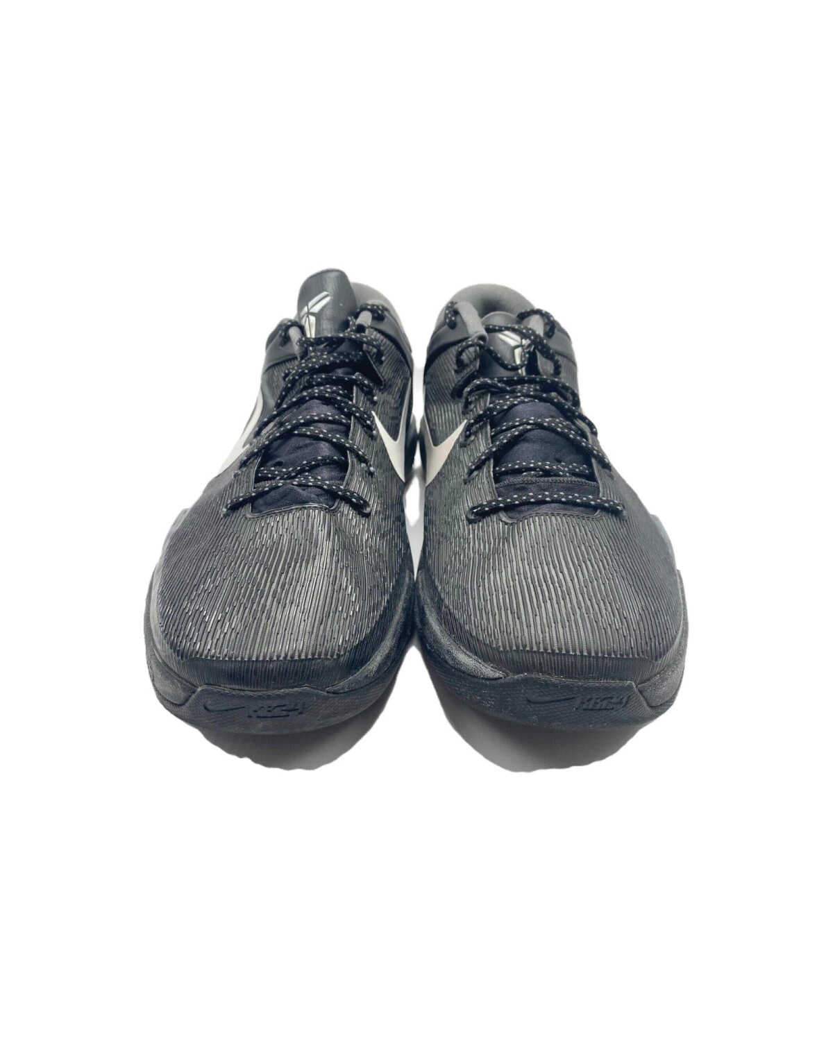 Nike Zoom Kobe 7 мужские баскетбольные кроссовки черно-белые с серым картинка