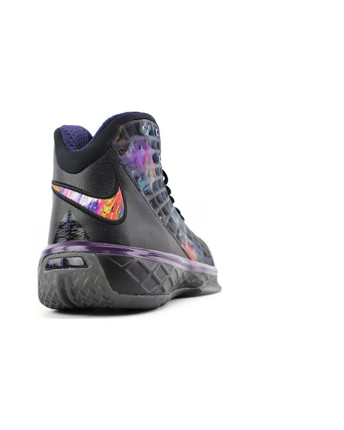 Nike Zoom Kobe 3 Prelude Misery (GS) детские баскетбольные кроссовки черно-фиолетовые картинка