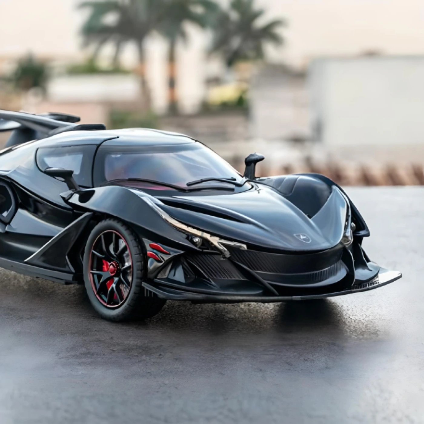 Детский спортивный автомобиль OLOEY 1:24 Apollo IE (черный) картинка