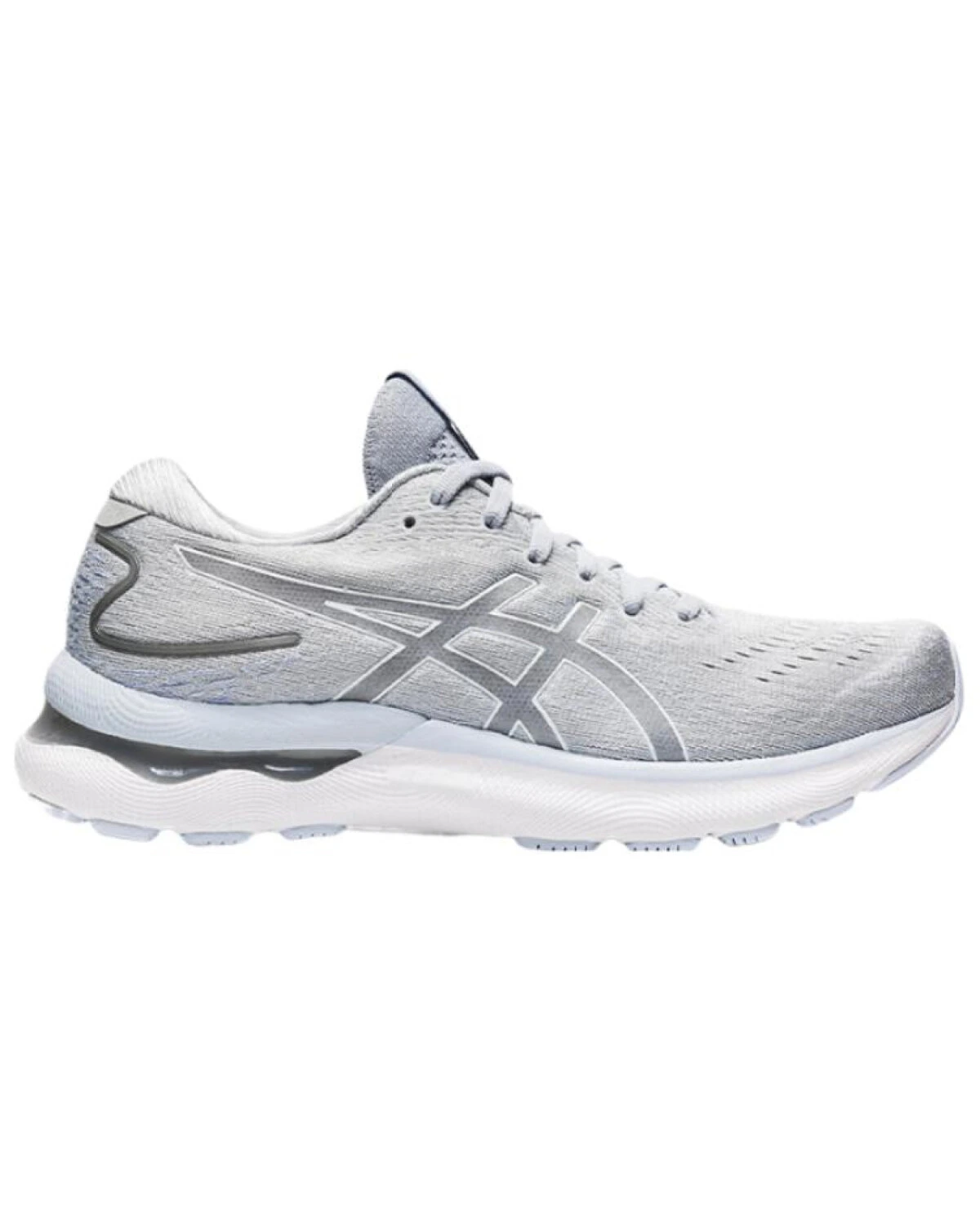 Asics GEL-Nimbus 24 женские кроссовки для бега серые с амортизацией картинка