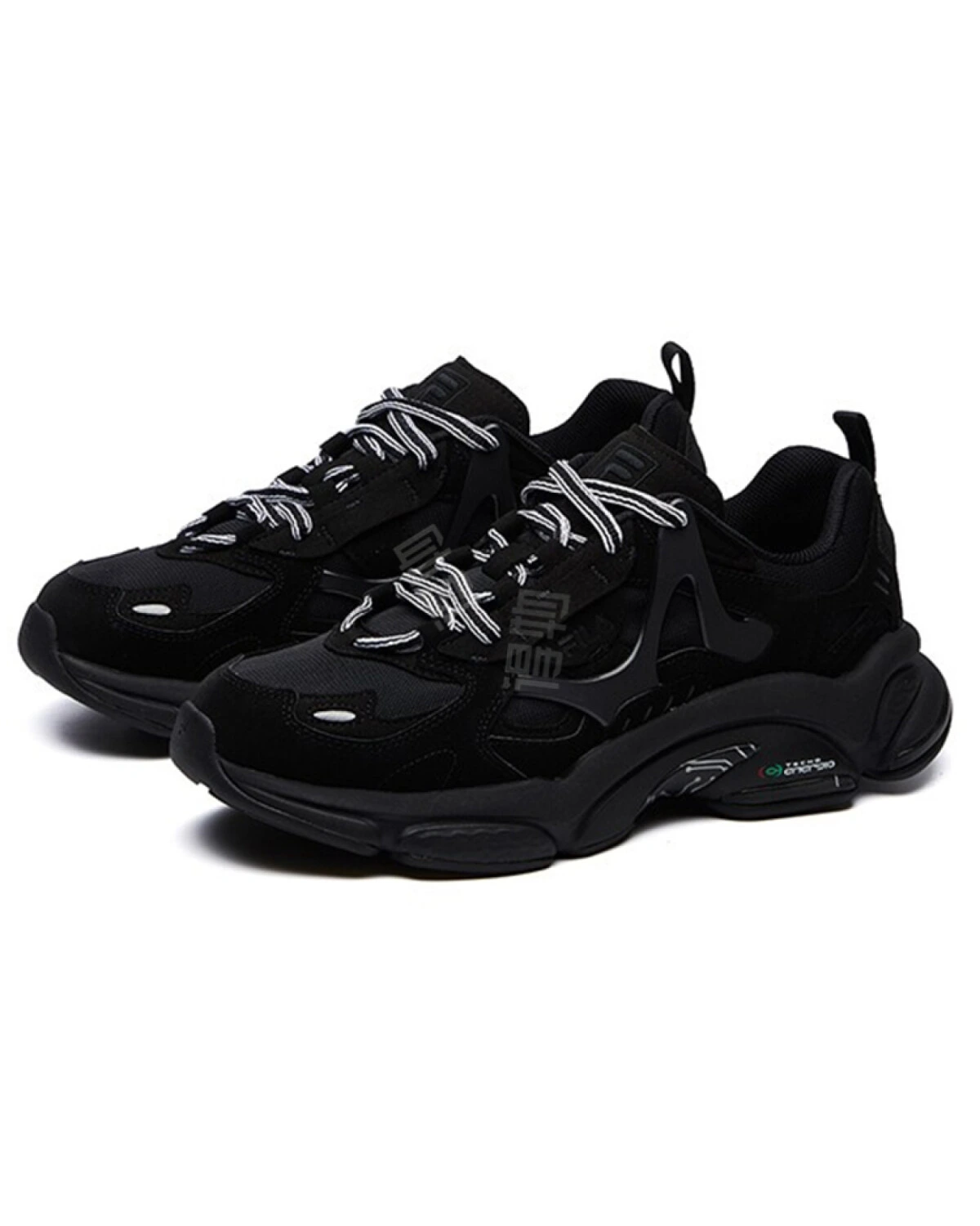 FILA RJV мужские повседневные кроссовки черные комфортные картинка