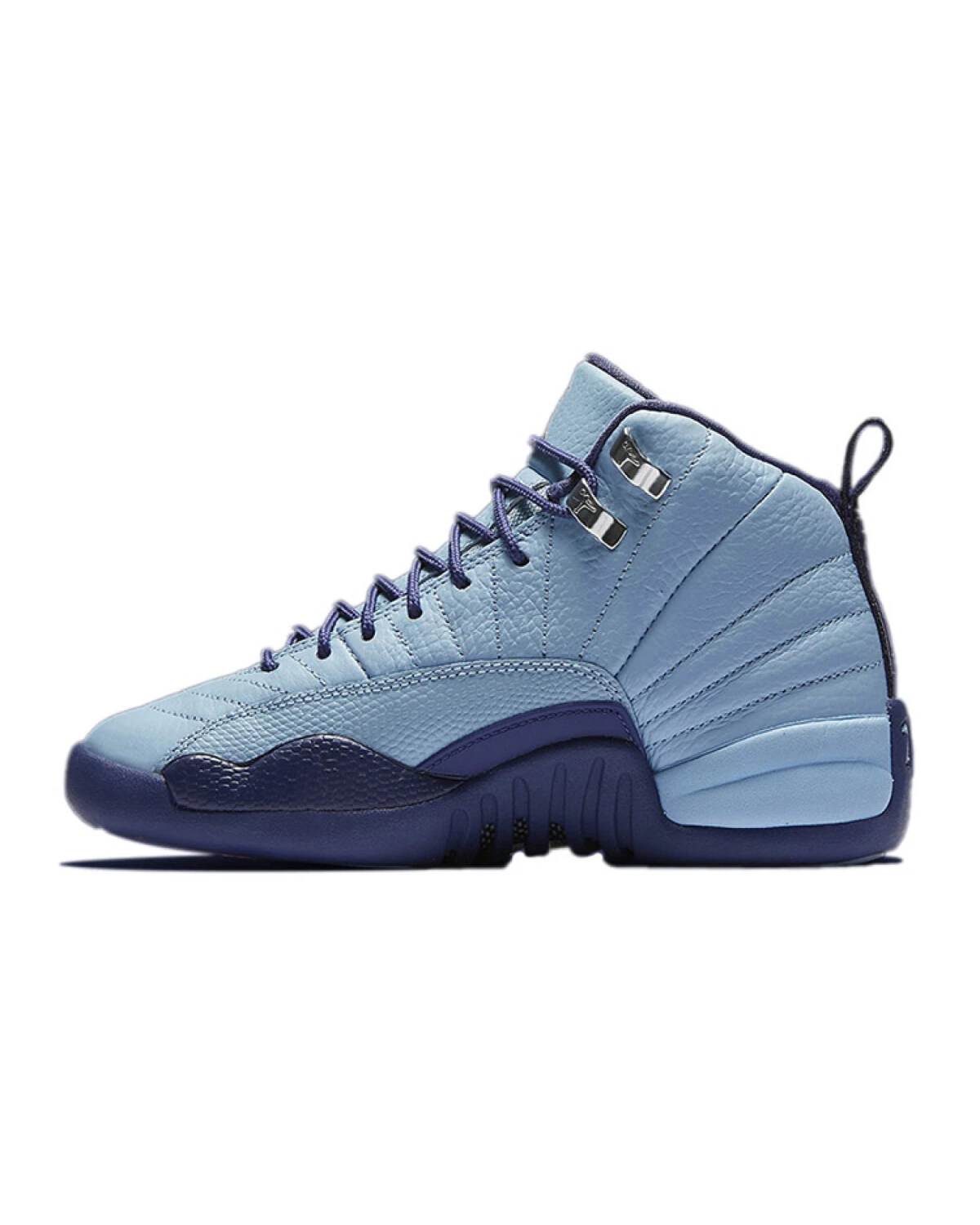 Jordan Air Jordan 12 Retro GG "Hornets" детские баскетбольные кроссовки высокие сине-фиолетовые картинка