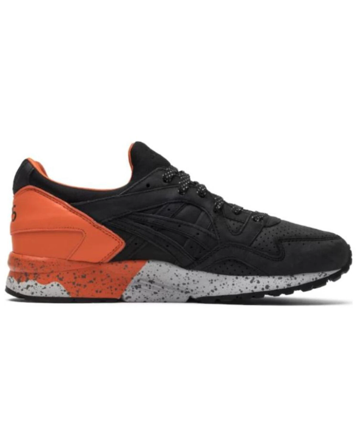 Asics Gel-Lyte 5 Undftd унисекс кроссовки черно-оранжевые картинка