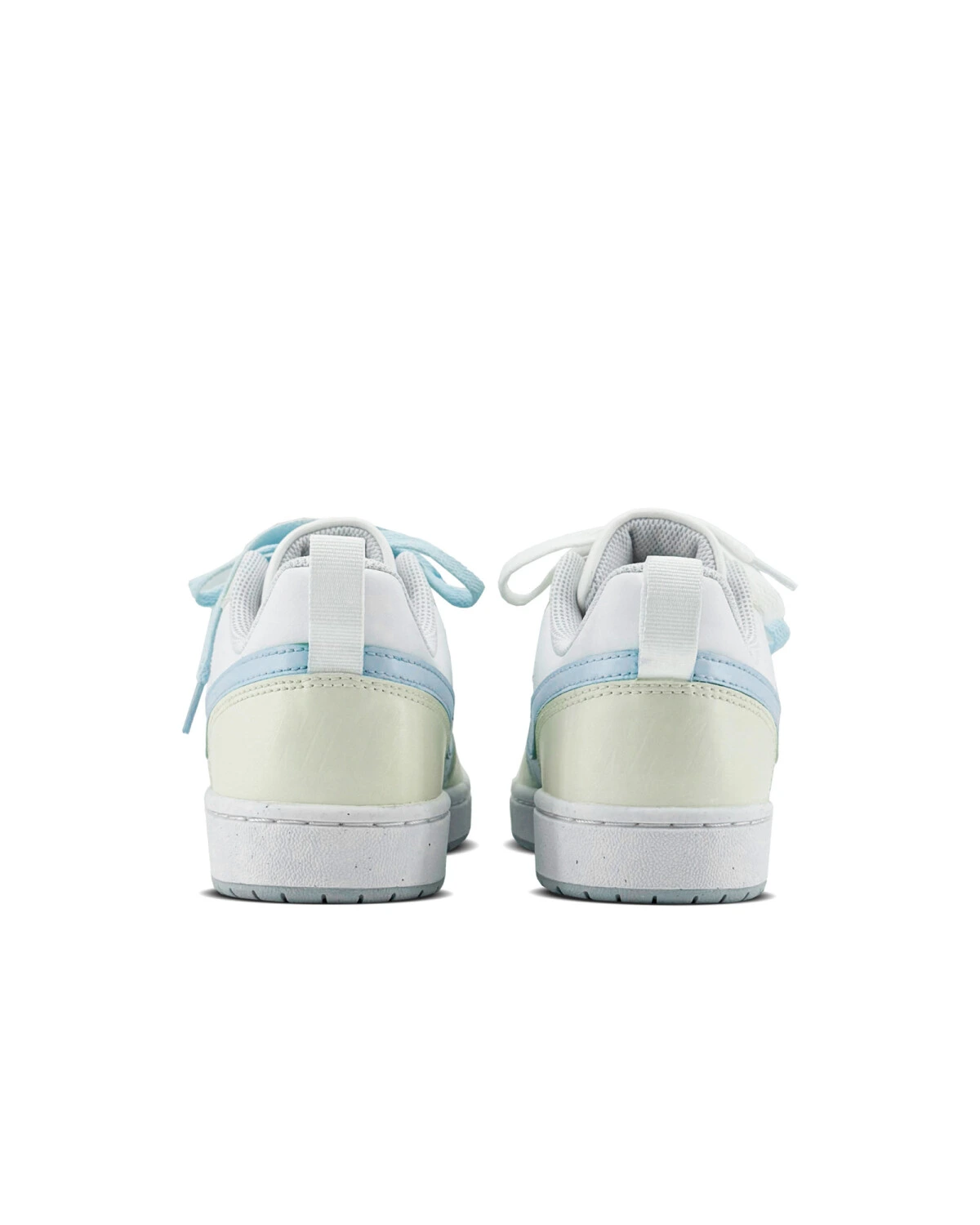 Nike Court Borough Детские кроссовки бело-желто-синие анти-скольжение картинка