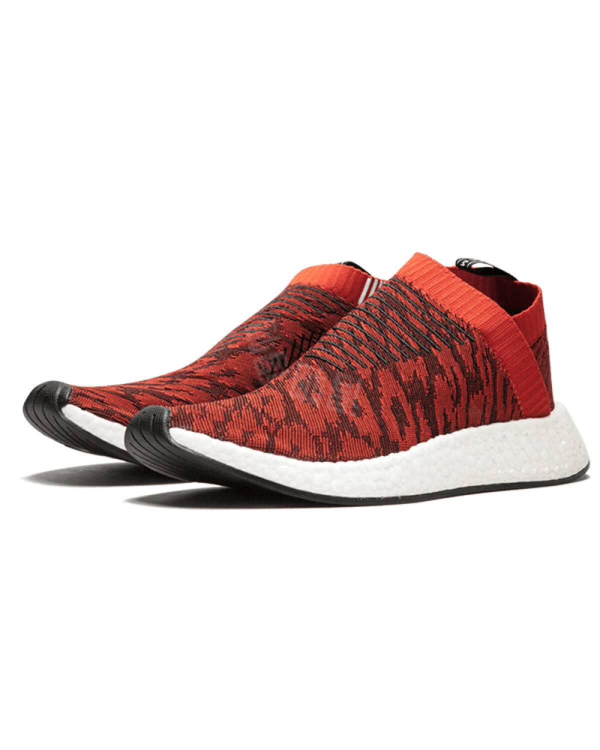 Adidas Originals NMD CS2 унисекс кроссовки легкие красно-черные картинка