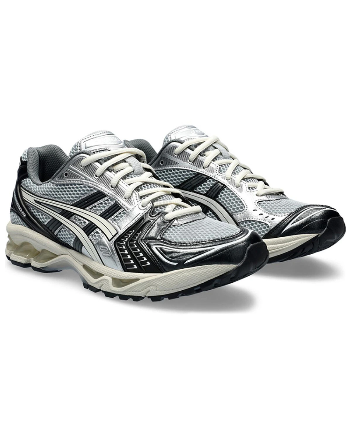 Asics Gel-Kayano 14 unisex спортивные кроссовки с амортизацией черно-серебряные картинка