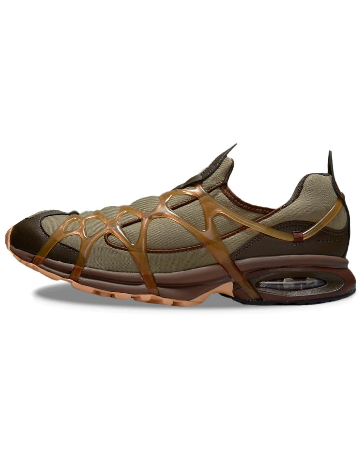 Nike Air Kukini унисекс кроссовки коричнево-зеленые круглогодичные картинка