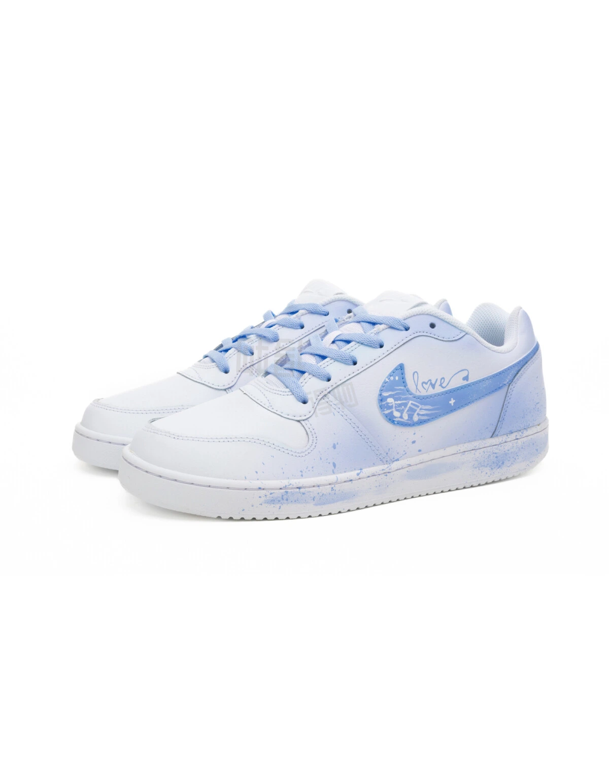 Nike Ebernon мужские кроссовки белые с противоскользящей подошвой картинка