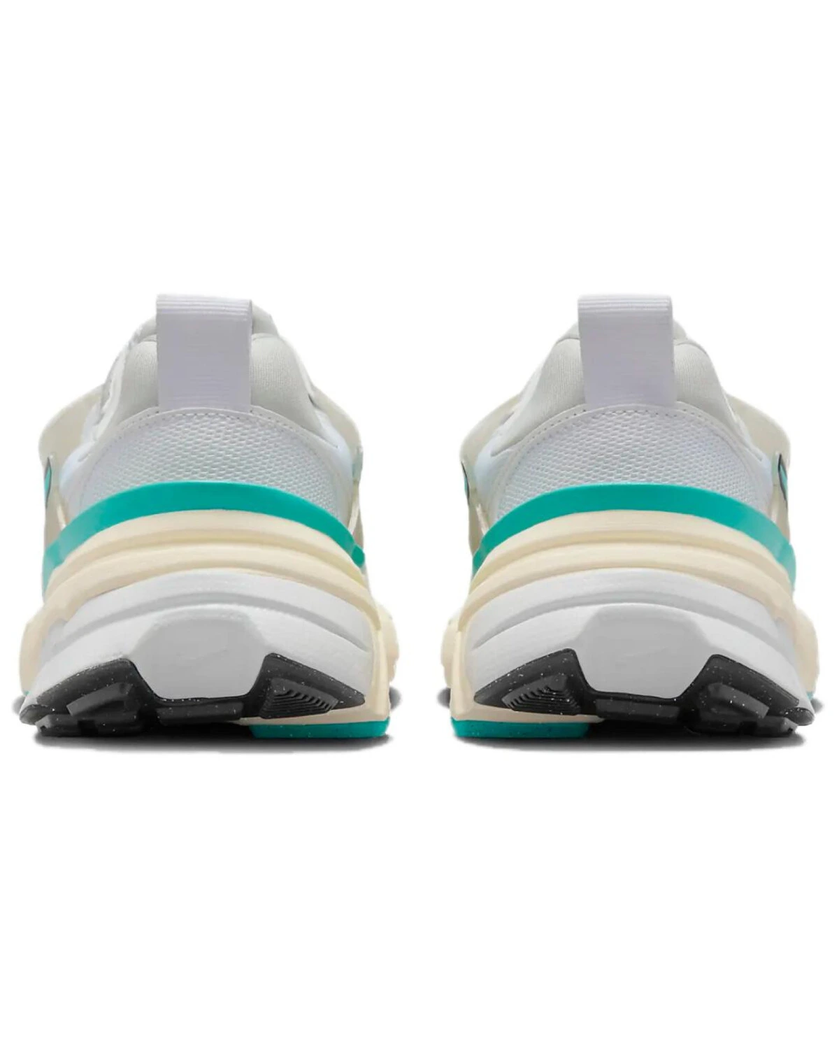 Nike V2K Run унисекс кроссовки повседневные бело-бежево-зеленые картинка