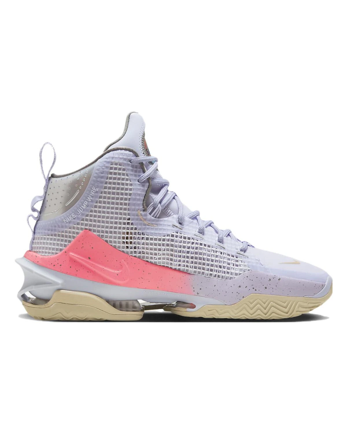 Nike Air ZOOM GT Jump EP унисекс кроссовки текстильные фиолетово-красные картинка
