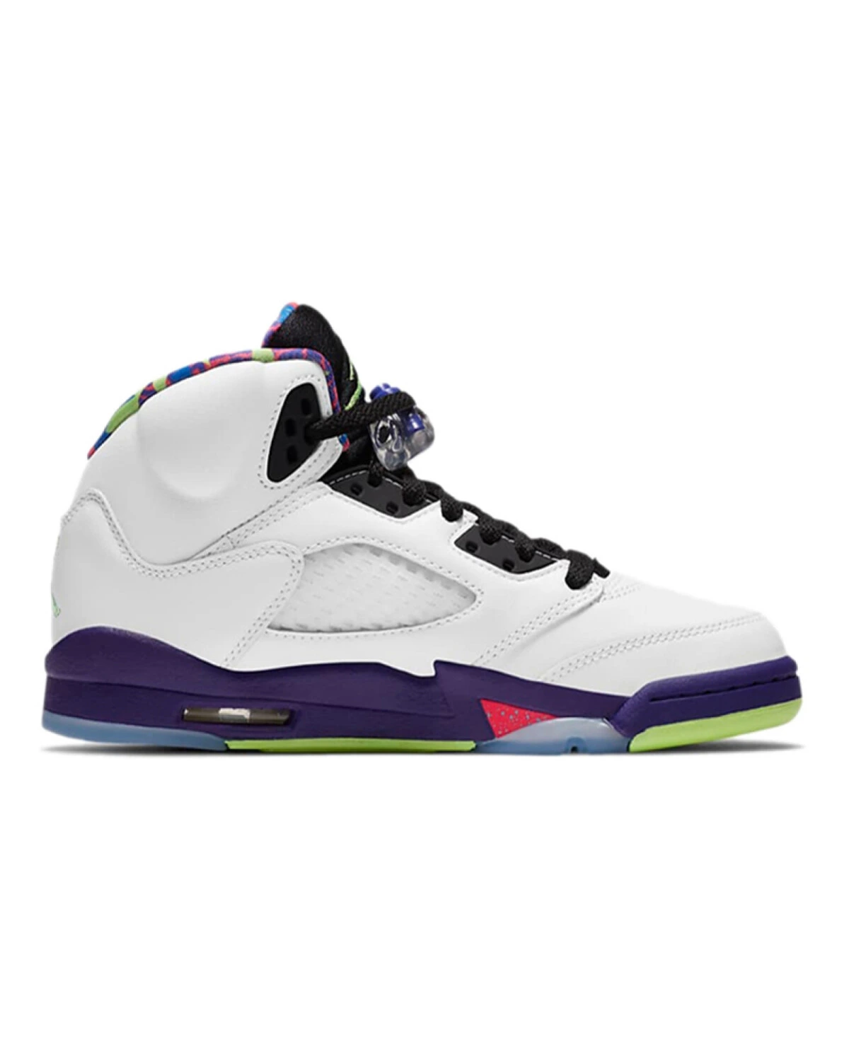 Jordan Air Jordan 5 Retro детские кроссовки бело-фиолетовые с амортизацией картинка