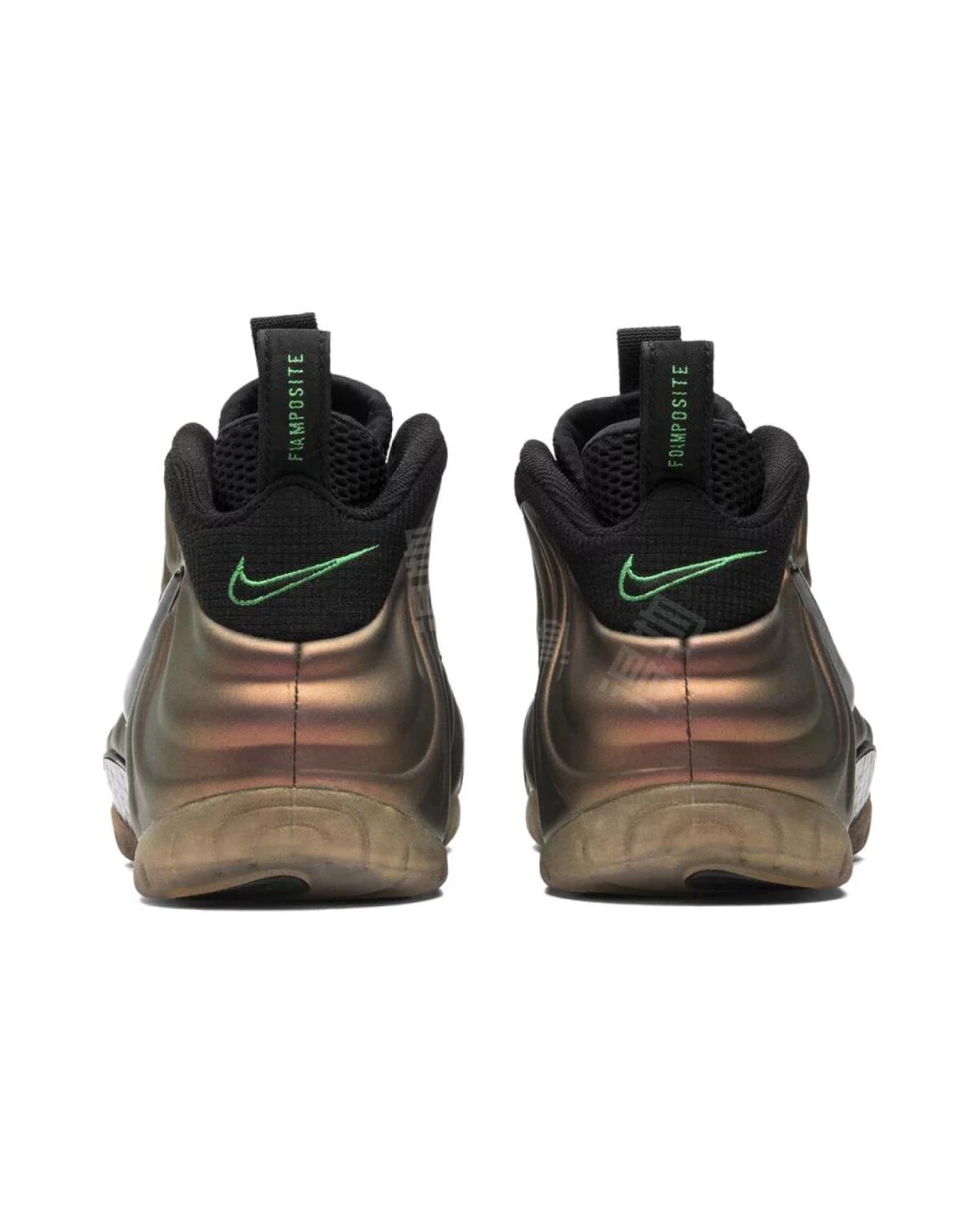 Nike Foamposite Pro Gym "Green" мужские баскетбольные кроссовки коричнево-черные картинка